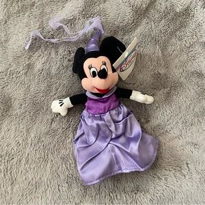 NWT Vintage Disney Beanie Baby Princess Minnie